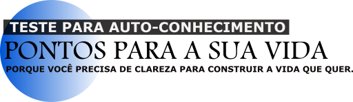 logotipo do teste de auto-avaliação Pontos para a sua vida